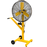 Big Ass Fans AirEye Low Rider Pedestal Fan - 30-in with AEOS - Angle