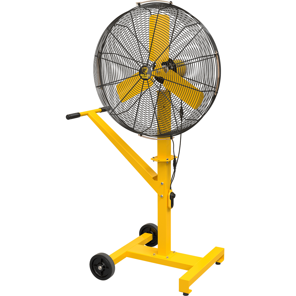 Big Ass Fans AirEye Low Rider Pedestal Fan - 30-inch - Angle