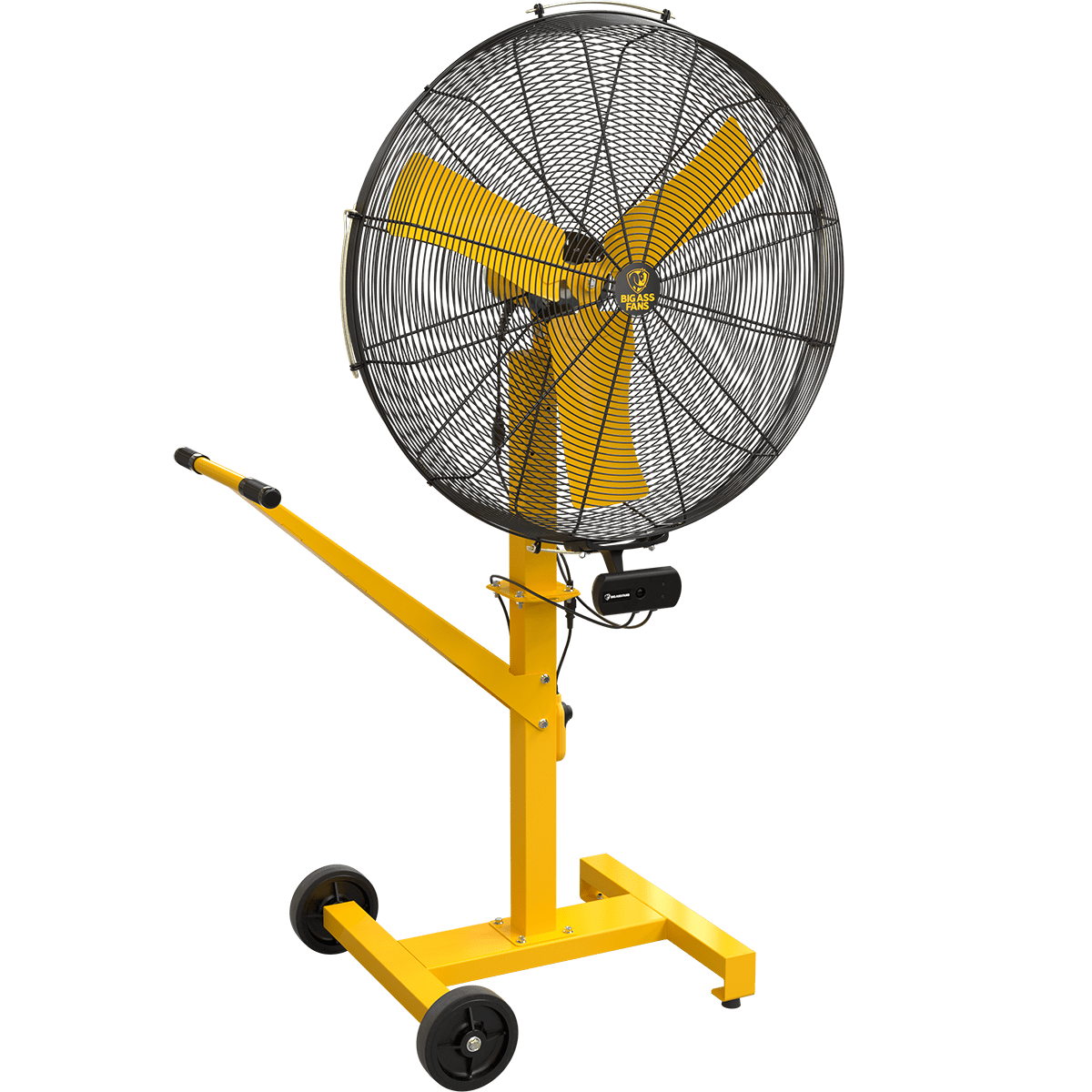 Big Ass Fans AirEye Low Rider Pedestal Fan - 36-in with AEOS - Angle
