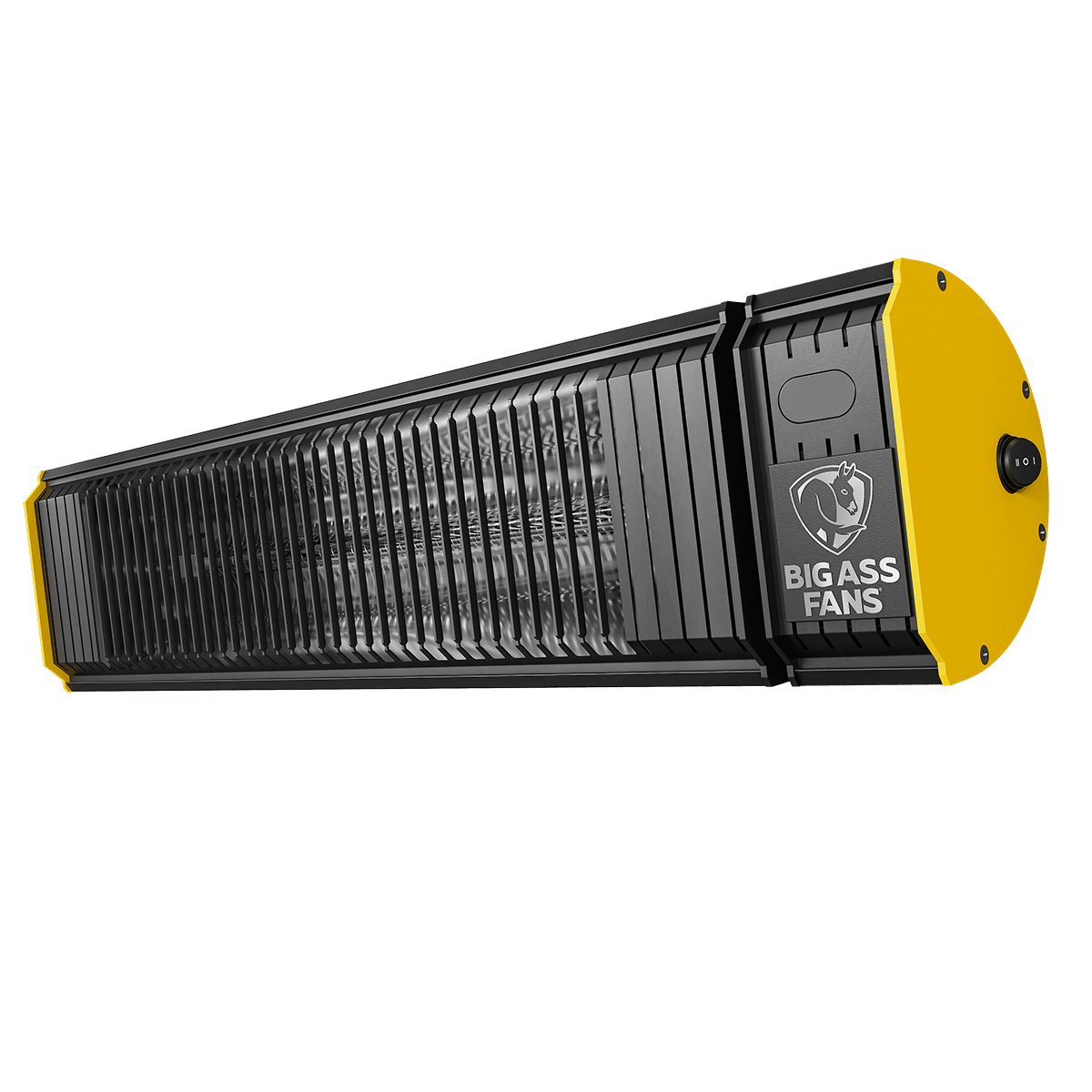 Big Ass Fans BAFCF15120B 120V Obsidian Electric Heater - Angle 