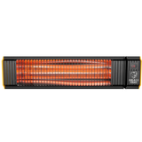 Big Ass Fans BAFCF15120B 120V Obsidian Electric Heater - Front with Heat 