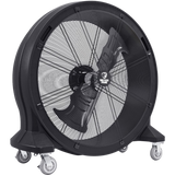 Big Ass Fans Bandit 42-In 11,044 CFM Portable Barrel Floor Fan Midnight Black - Angle