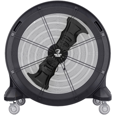 Big Ass Fans Bandit 42-In 11,044 CFM Portable Barrel Floor Fan Midnight Black - Main
