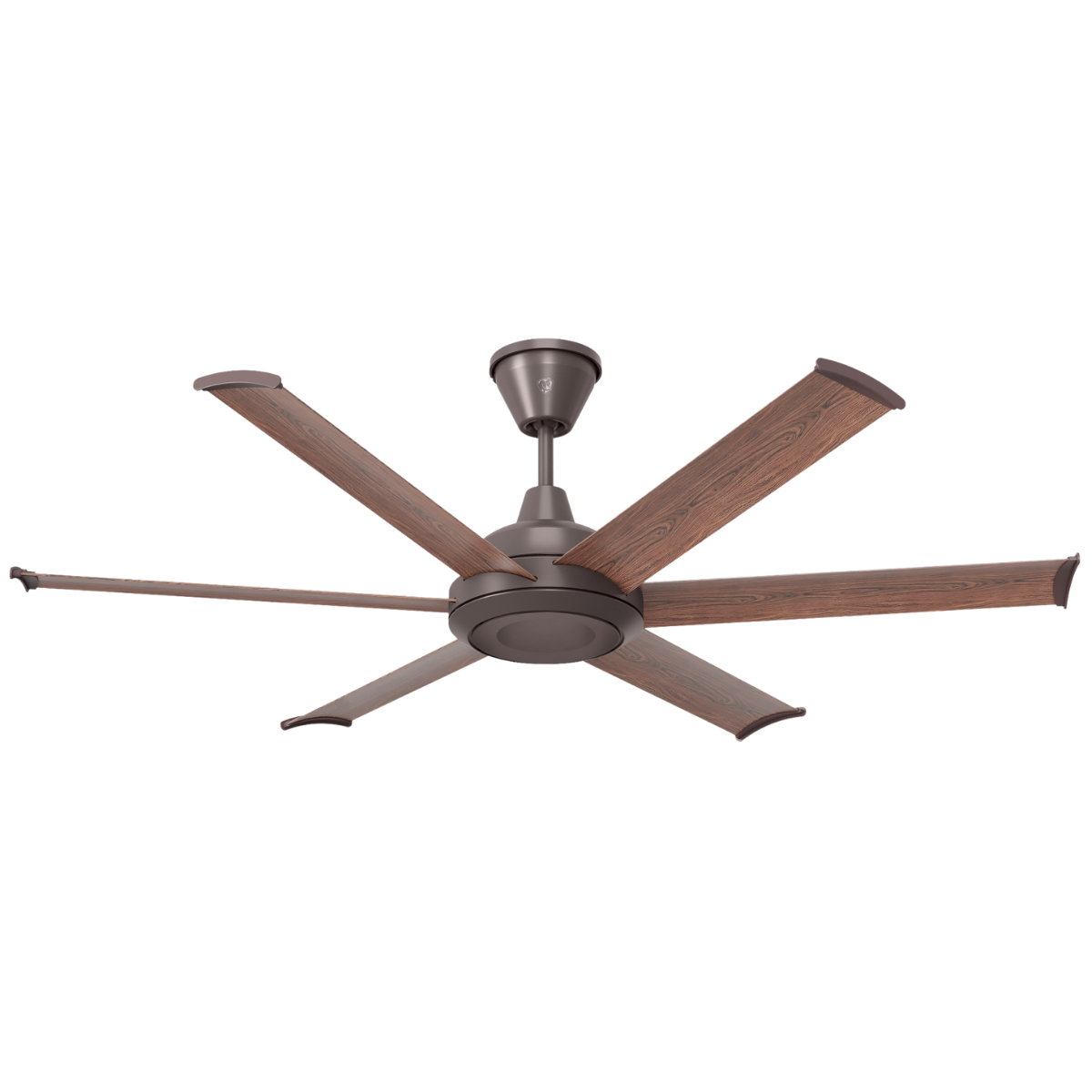 Big Ass Fans Bison 60 in. Smart  Walnut Blades Universal Mount Ceiling Fan - Oil Rubbed Bronze
