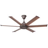 Big Ass Fans Bison 60 in. Smart  Walnut Blades Universal Mount Ceiling Fan - Oil Rubbed Bronze