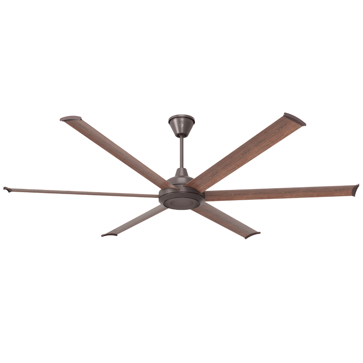 Big Ass Fans Bison 84 in. Smart  Walnut Blades Universal Mount Ceiling Fan - Oil Rubbed Bronze