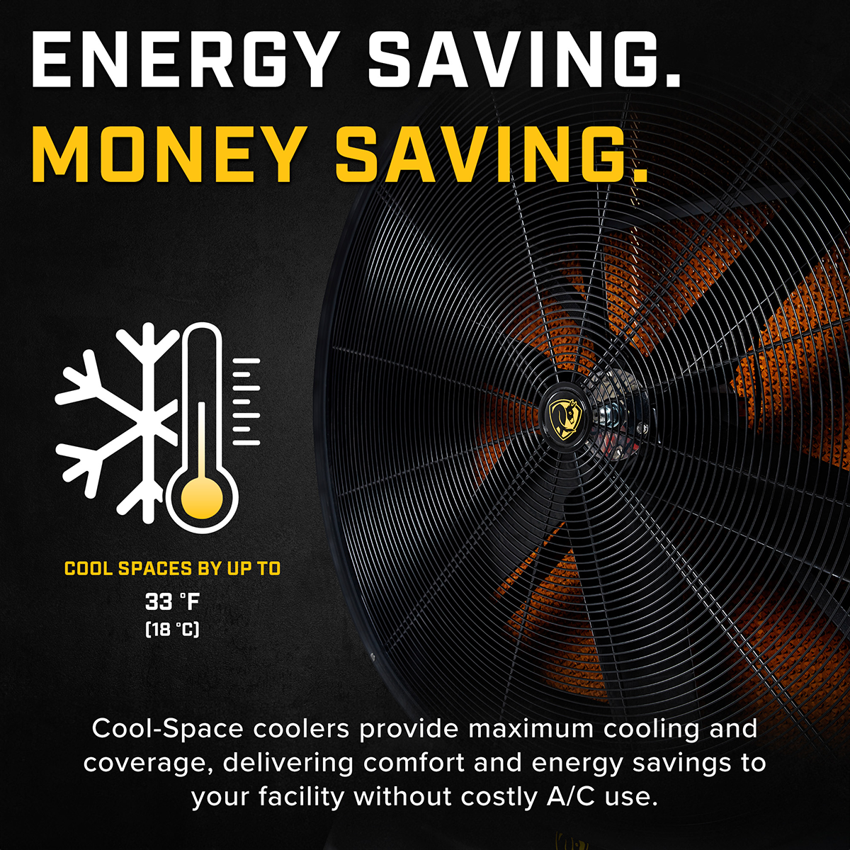 Big Ass Fans Cool-Space 500 Commercial Evaporative Cooler - Infographic 2