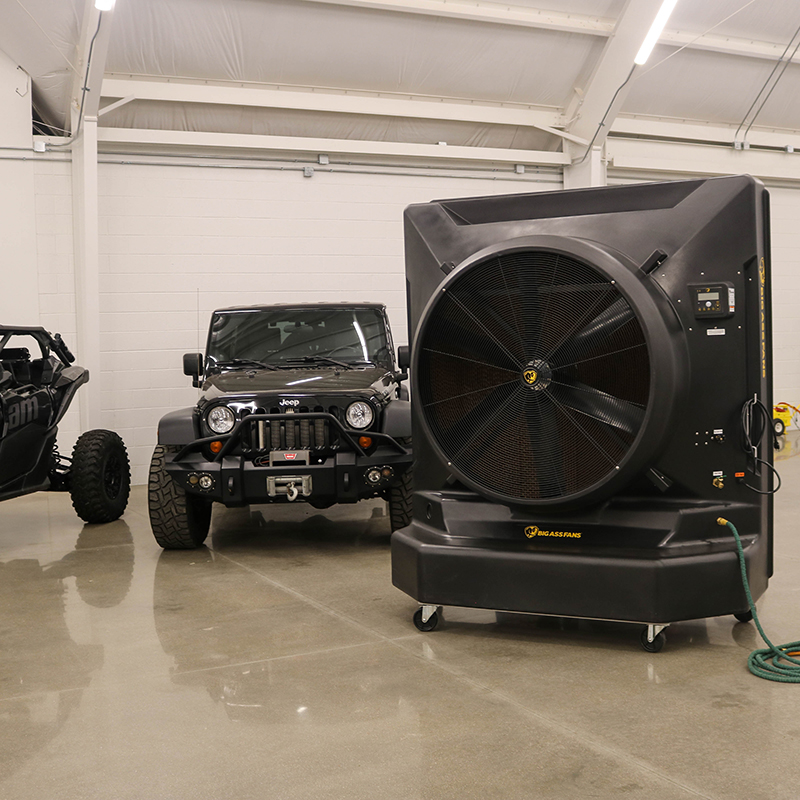Big Ass Fans Cool-Space 500 Commercial Evaporative Cooler - Lifestyle 2