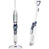 Bissell PowerFresh Deluxe Steam Mop - View of Mop with mopping head and scrubbing head.