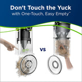 Bissell Pet Hair Eraser Turbo Rewind Vacuum - One-touch dirt bin release for emptying.