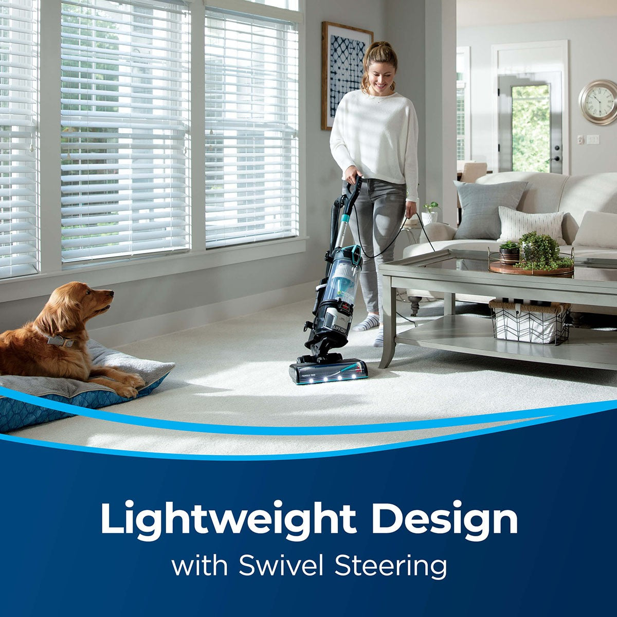Bissell 2852 MultiClean Allergen Lift-Off Pet Vacuum - Easy to Maneuver