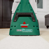 Bissell Big Green Deep Carpet Cleaning Machine 86T3 - close up on cleaning stained carpet