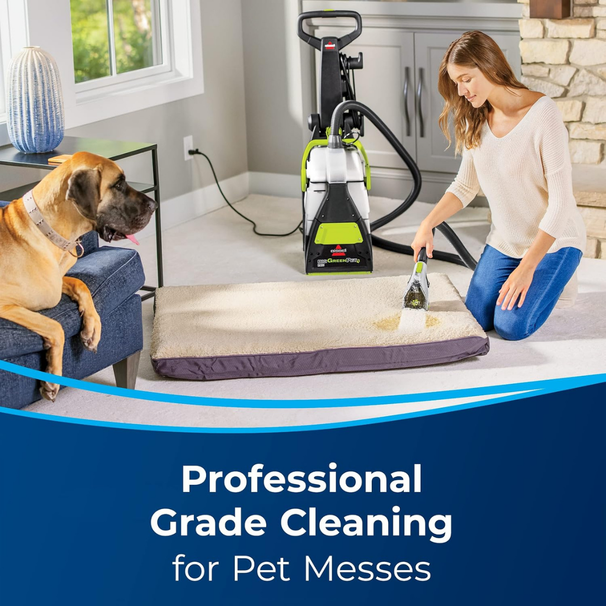 Bissell Big Green Pet Pro Carpet Cleaner - Infographic 1