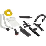 Bissell BigGreen Commercial Backpack Vacuum - Attachments include hose, wands, crevice tool, 2 floor tools, dusting brush, upholstery tool. 