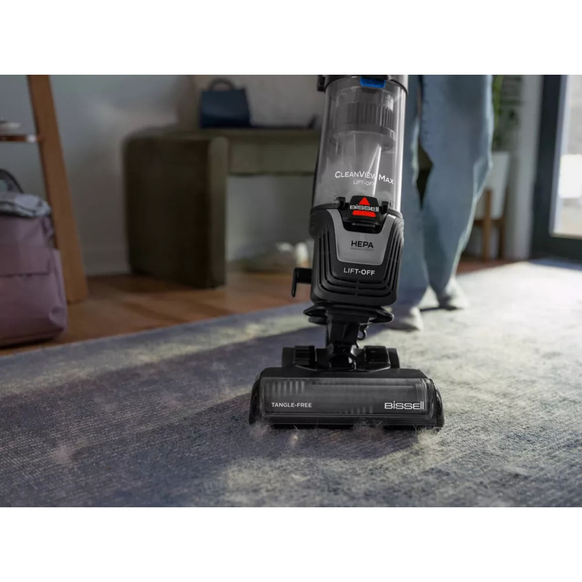 Bissell CleanView Max Lift-Off Upright Vacuum - Lifestyle 1
