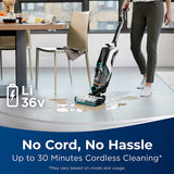 Bissell CrossWave Cordless Max Multi-Surface Wet/Dry Vac - Cordless Cleaning Graphic