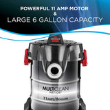 Bissell MultiClean Wet/Dry Auto Vacuum -  Cyclonic Motor Graphic