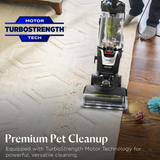 Bissell Pet Hair Turbo Lift-Off Upright Vacuum - Infographic 1