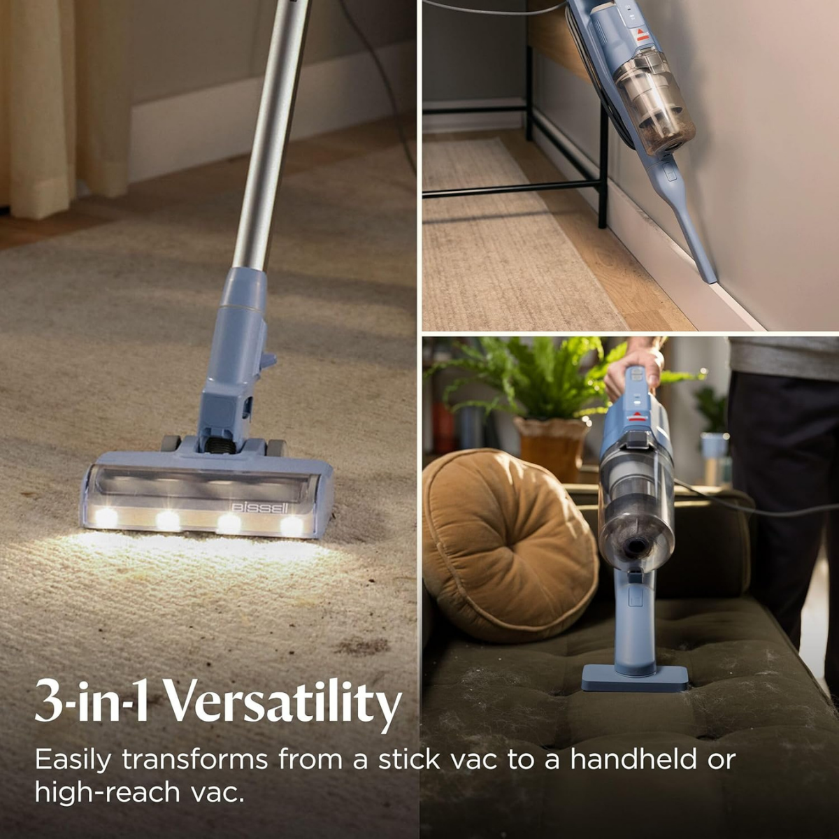 Bissell PowerClean Corded Stick Vacuum - Infographic 5