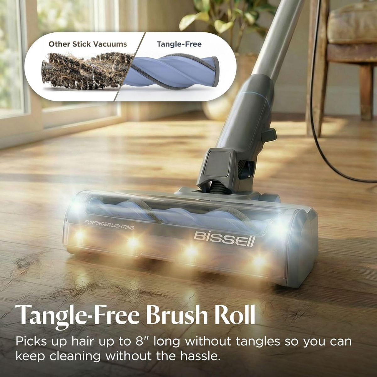 Bissell PowerClean FurFinder Corded Stick Vacuum - Infographic 2