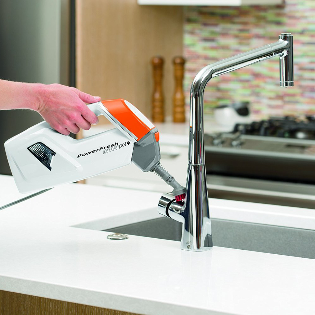 Bissell PowerFreshÂ® Pet Lift-OffÂ® Steam Mop - Kitchen Fixtures