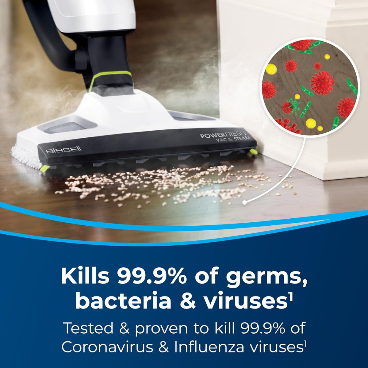 Bissell PowerFresh Vacuum and Steam Cleaner - Infographic 2