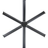 Black Universal Mount Ceiling Fan - MM1-84BB-01 - Front