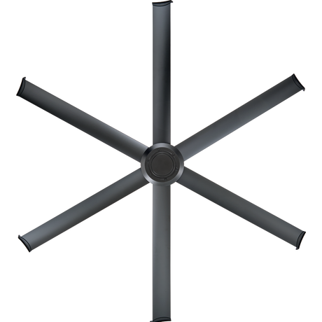 Black Universal Mount Ceiling Fan - MM1-84BB-01 - Front