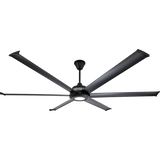 Black Universal Mount Ceiling Fan with LED Light - MM1-84BB-03 - Main