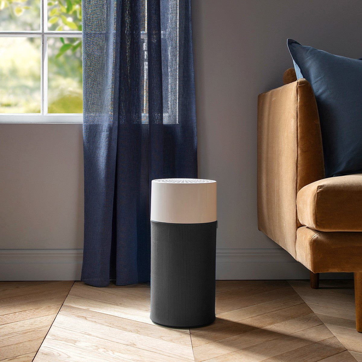 Blueair Blue Pure 411+ Pre-Filter - Dark Shadow in Living Room