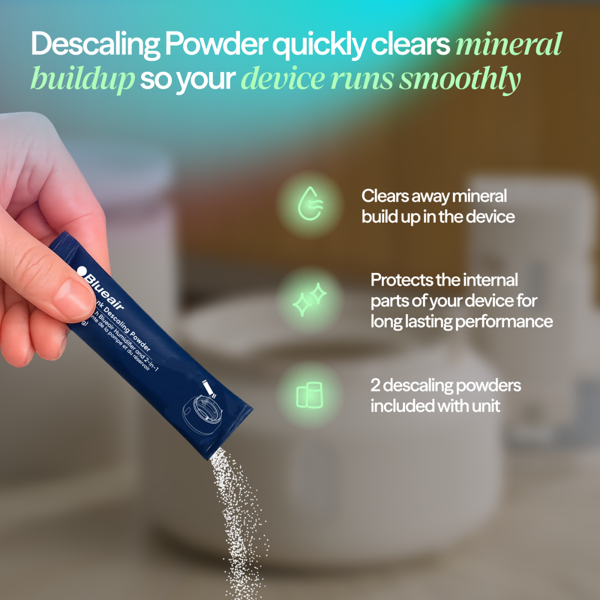 Blueair InvisibleMist Smart Evaporative Humidifier - Infographic 2