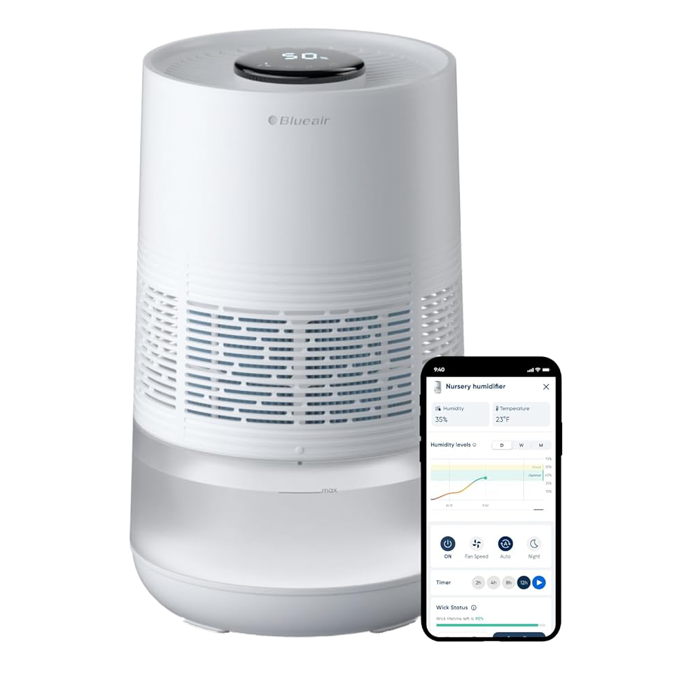 Blueair InvisibleMist Smart Evaporative Humidifier - w/ App