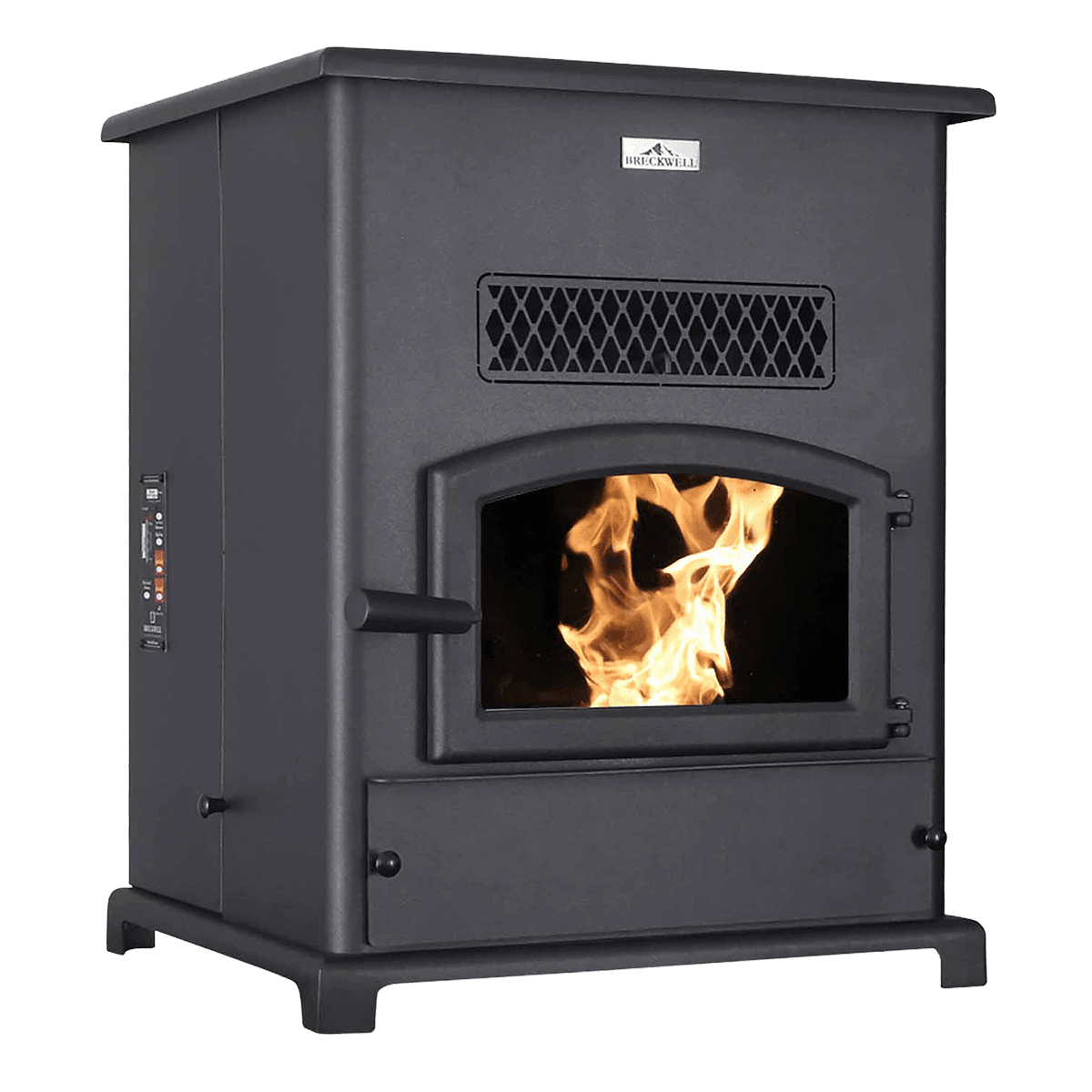 Breckwell SP1000 Big E Pellet Stove - Angle 1