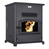 Breckwell SP1000 Big E Pellet Stove - Angle 1