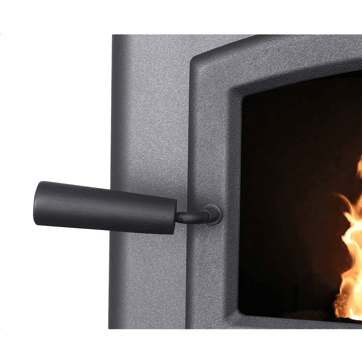 Breckwell SP1000 Big E Pellet Stove - Handle Close-up