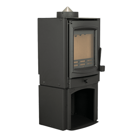 Breckwell SW500 Wood Stove - Angle 1