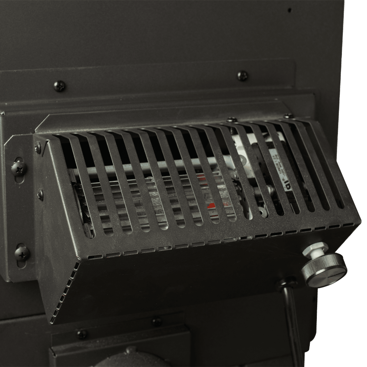 Breckwell SW500 Wood Stove - Blower Close-up