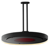 Bromic Eclipse Smart-Heat Electric Pendant Heater + Dimmable LED Lighting Rail + 24-In. Twin Pole