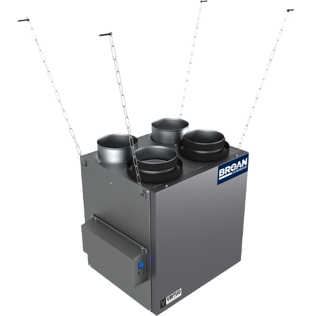 Broan AI Series 110 CFM Heat Recovery Ventilator - Top Ports - Hanging