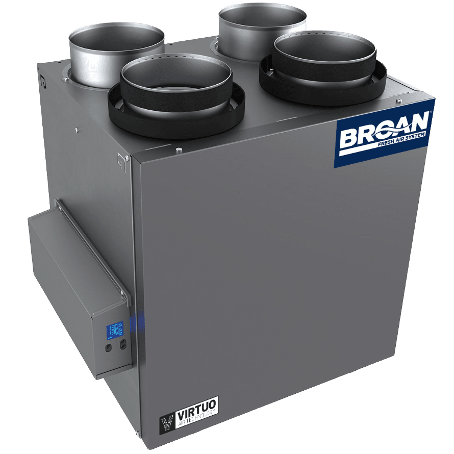 Broan AI Series 110 CFM Heat Recovery Ventilator - Top Ports - Main