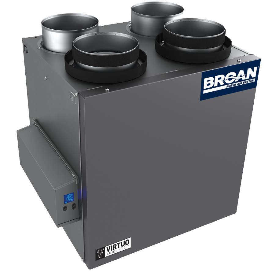Broan AI Series 110 CFM Heat Recovery Ventilator - Top Ports - Main