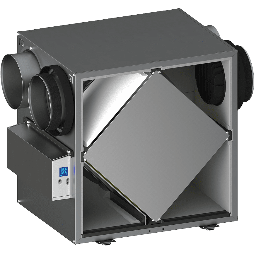 Broan AI Series 160 CFM Energy Recovery Ventilator - Side Ports - Inside