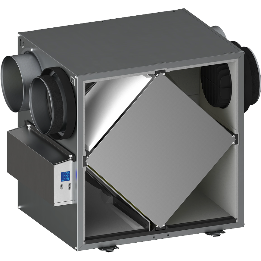 Broan AI Series 160 CFM Energy Recovery Ventilator - Side Ports - Inside