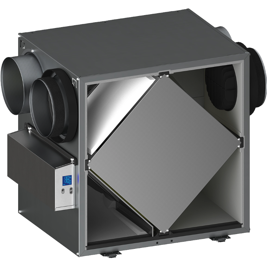 Broan AI Series 160 CFM Energy Recovery Ventilator - Side Ports - Inside