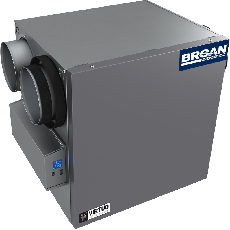 Broan AI Series 160 CFM Energy Recovery Ventilator - Side Ports - Main