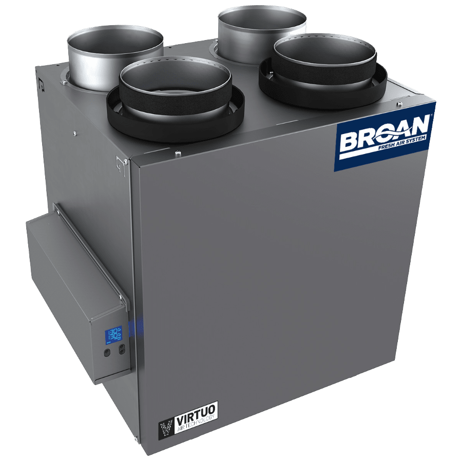 Broan AI Series 160 CFM Heat Recovery Ventilator - Top Ports - Main