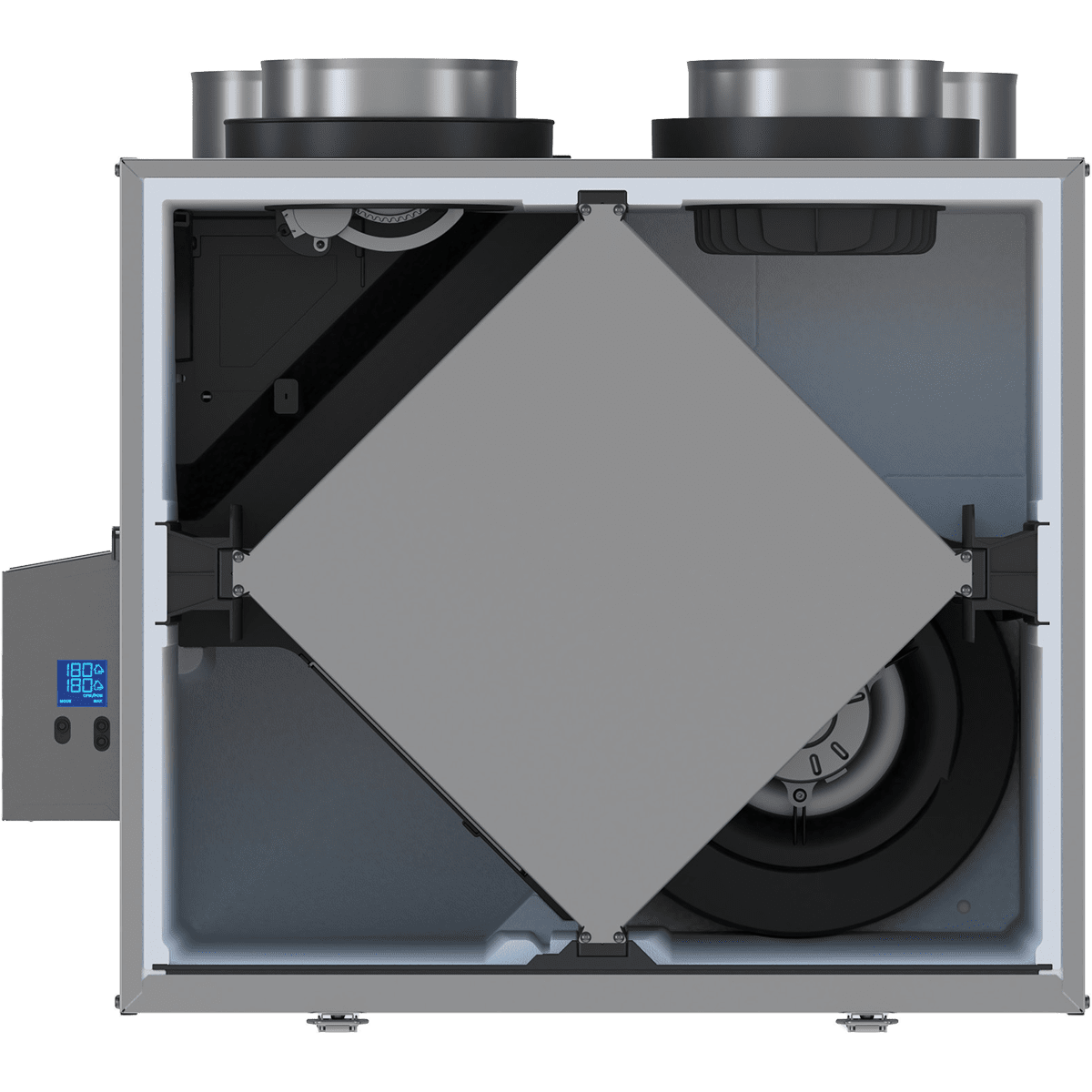 Broan B210E75R 210 CFM ERV - Top Ports - Cross Section