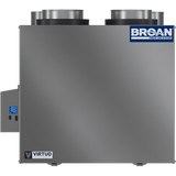Broan B210E75R 210 CFM ERV - Top Ports - Side