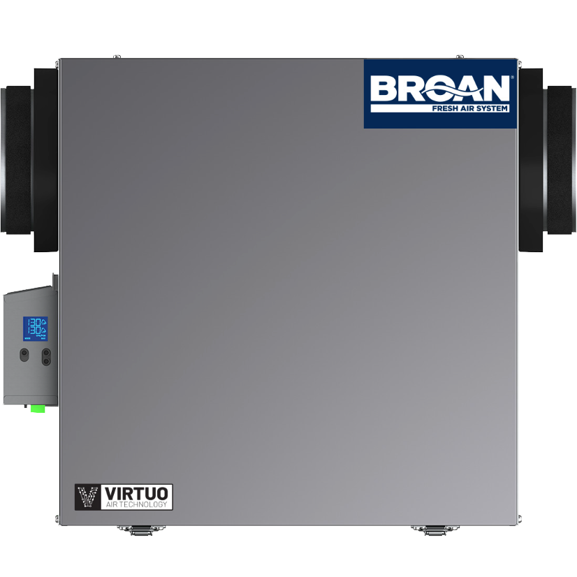 Broan AI Series 130 CFM Energy Recovery Ventilator - Side Ports - Side