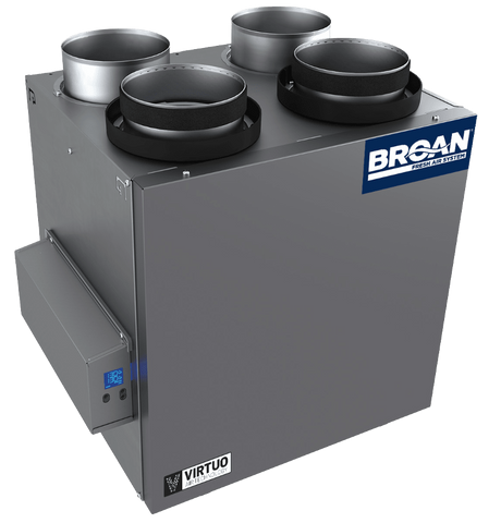 Broan AI Series 130 CFM Energy Recovery Ventilator - Top Ports - Main